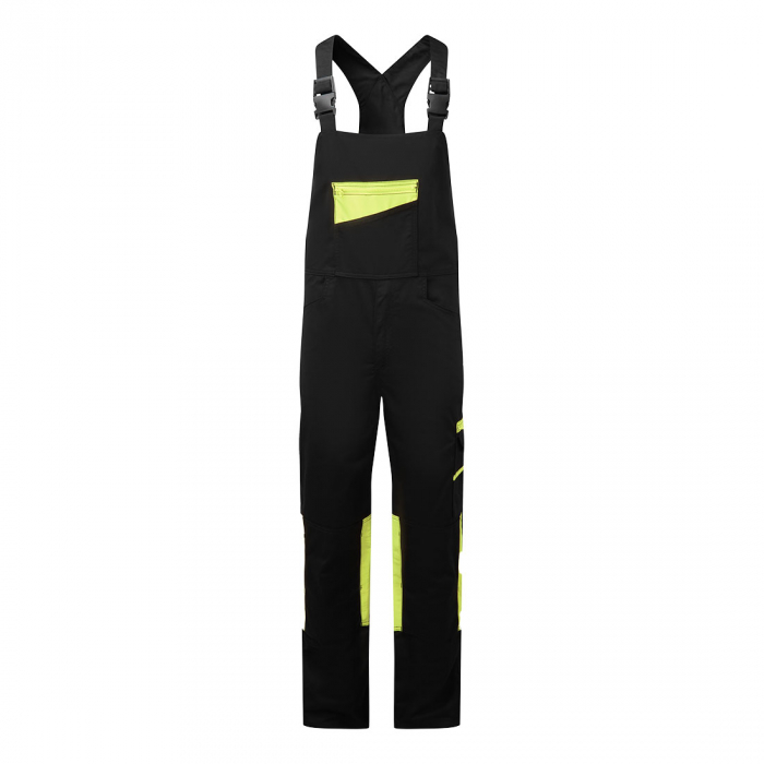 Pantaloni salopeta cu pieptar Portwest WX2 ECO STRETCH Bib and Brace, 65% poliester reciclat, 35% bumbac, 245 gr/mp [1]
