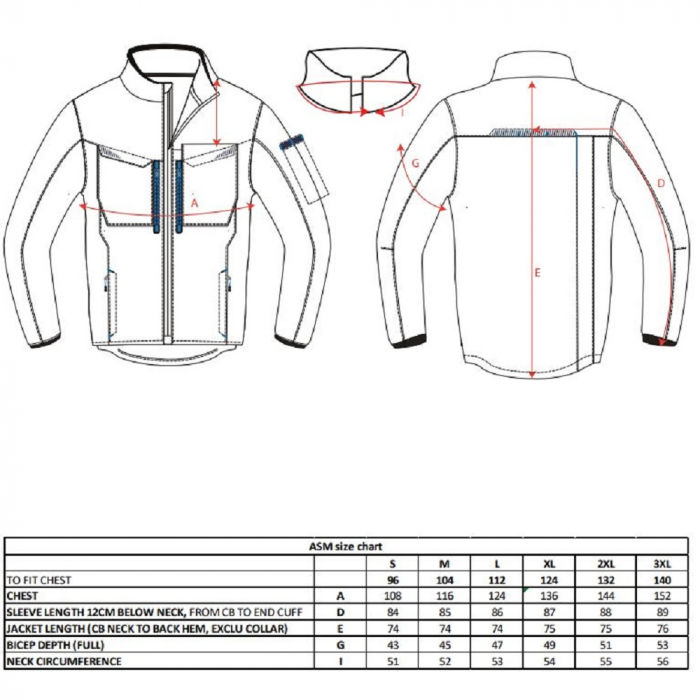 Jacheta softshell Portwest T750 WX3, 94% Poliester, 6% elastan, 310g [2]
