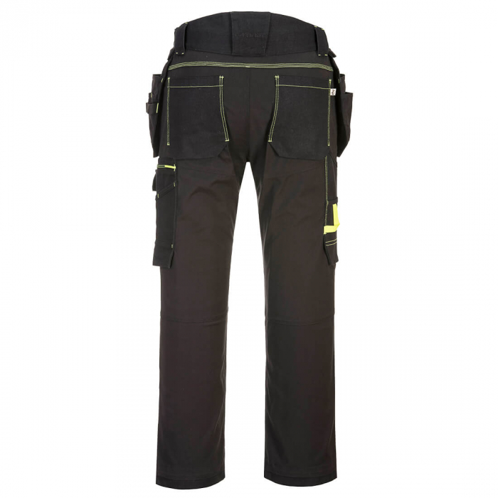 Pantaloni de lucru in talie Portwest T706 WX3 ECO STRETCH HOLSTER, 65% poliester reciclat, 33% bumbac, 2% elastan 280g [3]