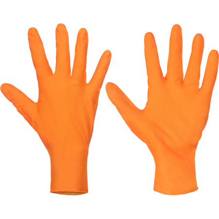 Manusi din nitril - Manusi din nitril nepudrate Cerva SPOONBILL GRIP, de unica folosinta