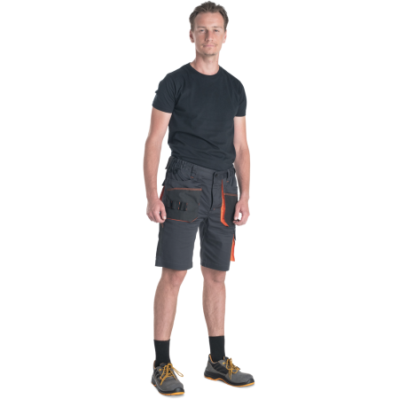 Pantaloni scurti de lucru Cerva EMERTON STRETCH, 65% poliester, 32% bumbac, 3% spandex, 245 g/mp [1]