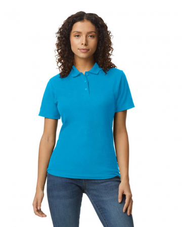 Imbracaminte de lucru - Tricou polo dama Gildan GIL64800-B3 SOFTSTYLE, 100% bumbac, 177 gr/mp