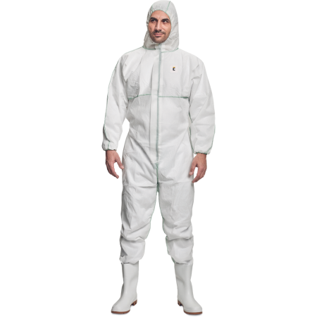 Combinezon antichimic Cerva CHEMSAFE C1 (307148) tip 5/6, 100% polipropilena [1]