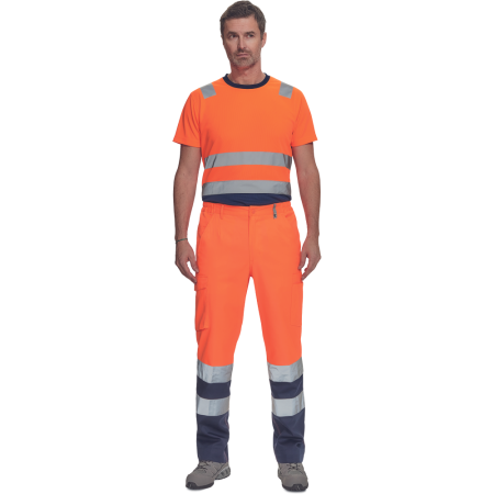 Pantaloni de lucru reflectorizanti Cerva VIGO HV, 50% bumbac, 50% poliester, 200 g/mp [1]
