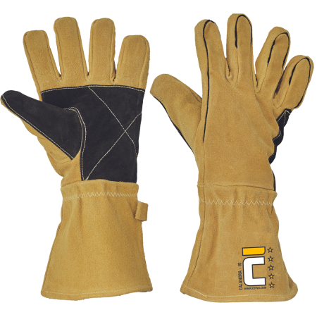 Manusi de protectie SUDURA - Manusi de protectie sudura Cerva CALANDRA, piele spalt bovina