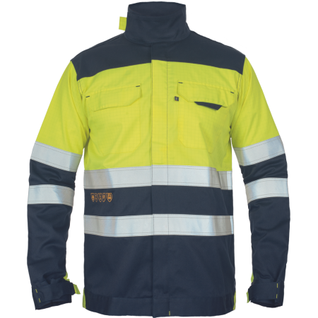 Jachete | Bluze reflectorizante - Jacheta reflectorizanta Cerva MULTINORM RIDE FR HV, 99% FR bumbac, 1% fiba  antistatica, 260 g/mp