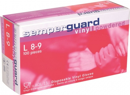 Manusi de protectie - Manusi vinil pudrate SEMPERGUARD VINYL