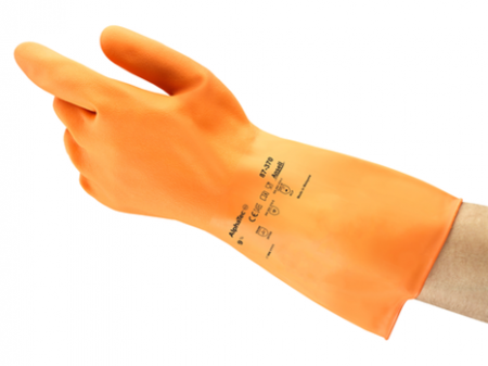 Manusi de protectie chimica Ansell ALPHATEC 87-370, latex [1]
