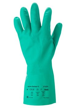 Manusi de protectie ANTICHIMICE - Manusi de protectie chimica Ansell ALPHATEC SOLVEX 37-675, nitril