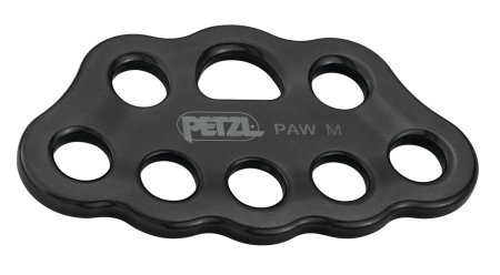 Ancora Petzl PAW M Black G063BA01, aluminiu, compatibila cu sisteme de ancore multiple [0]