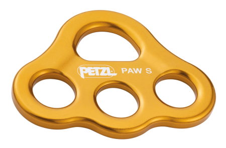 Ancore si anouri - Ancora Petzl PAW S Yellow G063Aa00, aluminiu, compatibila cu sisteme de rigging