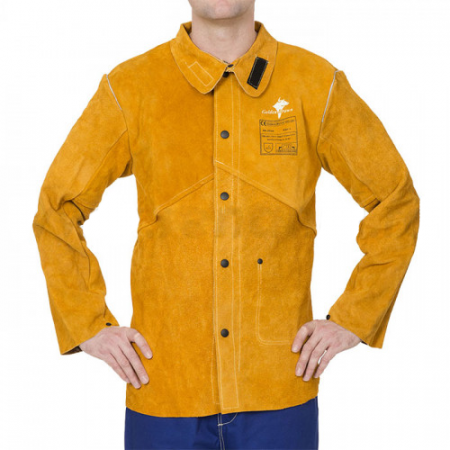 Jacheta de protectie sudura Weldas GOLDEN BROWN, spalt bovina [0]