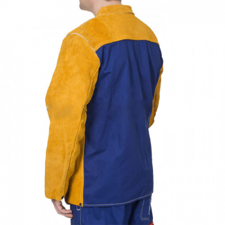 Jacheta de protectie sudura Weldas GOLDEN BROWN, spalt bovina [1]