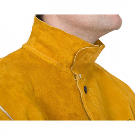 Jacheta de protectie sudura Weldas GOLDEN BROWN, spalt bovina [3]