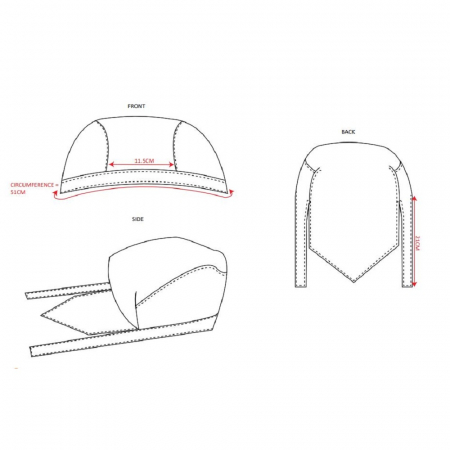 Bandana Portwest CHEFS S903, 65% poliester, 35% bumbac 190g [1]