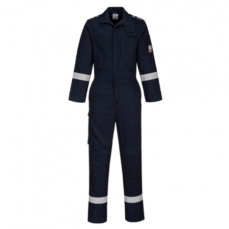 Imbracaminte de lucru - Combinezon ignifug Portwest BIZFLAME PLUS FR502,  99% bumbac, 1% fibra de carbon, 210g