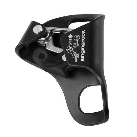 Echipament pentru lucru la inaltime - Blocator de piept Singing Rock CAM CLEAN RK805BX00, 125g, max. 13mm, deschidere cu mana dreapta, compatibil cu vesta SECUR