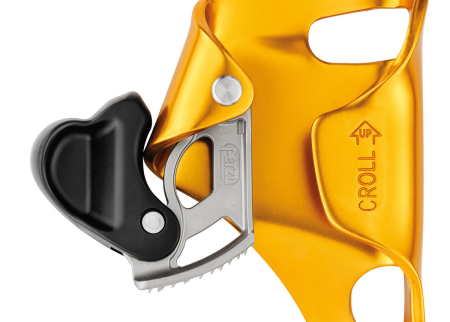 Blocator Petzl piept CROLL L B016Aa00, deschidere mana stanga, compatibil cu vesta SECUR [1]