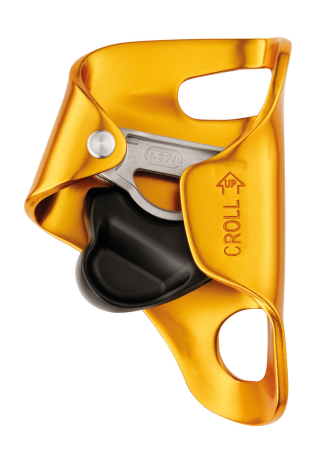 Blocatoare - Blocator Petzl piept CROLL L B016Aa00, deschidere mana stanga, compatibil cu vesta SECUR