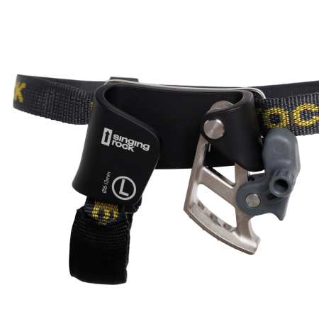 Blocator Singing Rock FOOT LIFT RK807BX0L, picior stang, 160g, pana la 120kg, coarda intre 8-13mm, compatibil cu blocator CROLL L si pedala FOOTAPE [1]