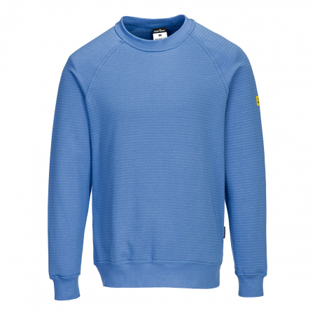 Bluza clasica antistatica Portwest AS24 ESD, 96% bumbac, 4% fibra carbon, 300 gr/mp