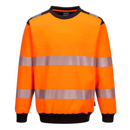 Bluze | Hanorace reflectorizante - Bluza clasica de iarna reflectorizanta Portwest PW379,  65% poliester, 35% bumbac, 300 gr/mp-REAPROV 2.08 SI 05.04