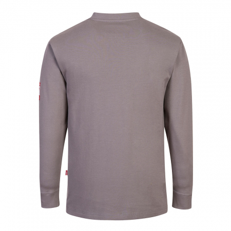 Bluza cu maneca lunga cu nasturi, ignifuga antistatica Portwest FR32, 99% bumbac, 1% fibra de carbon, 237 gr/mp [1]
