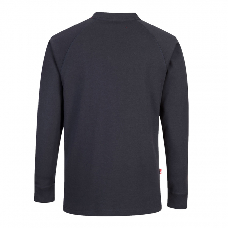 Bluza cu maneca lunga ignifuga antistatica Portwest FR33, 99% bumbac, 1% fibra de carbon, 237 gr/mp [1]