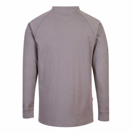 Bluza cu maneca lunga ignifuga antistatica Portwest FR33, 99% bumbac, 1% fibra de carbon, 237 gr/mp [1]