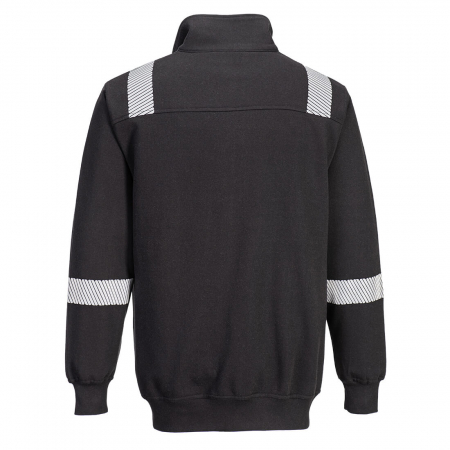 Bluza cu maneca lunga ignifuga antistatica Portwest FR710, 60% modacrilic, 39% bumbac, 1% fibre carbon, 300 gr/mp [1]