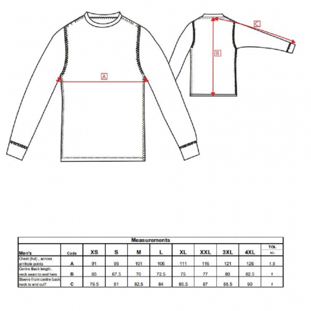 Bluza de corp Portwest THERMAL BASELAYER B133, 100% poliester, 140g [1]