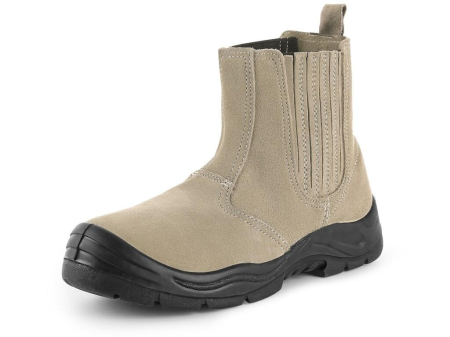 Bocanci de lucru cu bombeu S1 - Bocaci de protectie Canis CXS 2115 WORK KALE S1 FO HRO SR, cu bombeu metalic