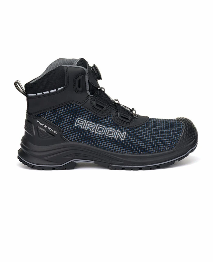 Bocanci de lucru fara bombeu O1+O2 - Bocanci de lucru Ardon BRICK BLUE O2 ESD, fara bombeu