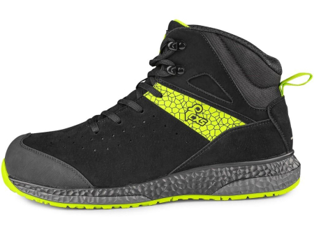 Bocanci de protectie Canis CXS 2118 FIBELINE MALIFERA S3S ESD FO SR SC HRO, cu bombeu din compozit si lamela [1]