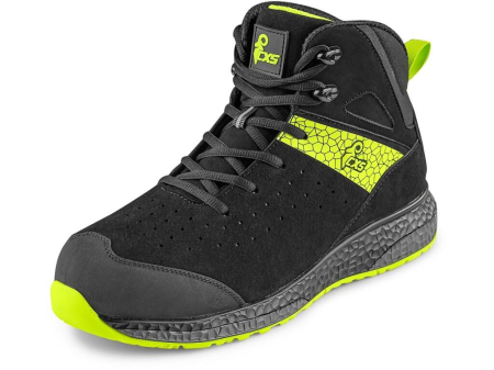 Bocanci S3 (cu bombeu si lamela, piele hidrofobizata) - Bocanci de protectie Canis CXS 2118 FIBELINE MALIFERA S3S ESD FO SR SC HRO, cu bombeu din compozit si lamela