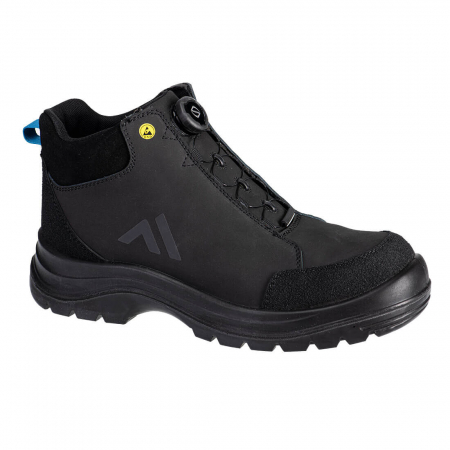 Bocanci S3 (cu bombeu si lamela, piele hidrofobizata) - Bocanci de protectie Portwest FE02 RIDGE S3S ESD, cu bombeu compozit si lamela