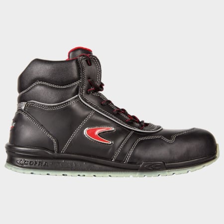 Bocanci S3 (cu bombeu si lamela, piele hidrofobizata) - Bocanci de protectie Cofra PUSKAS S3 SRC, cu bombeu aluminiu si lamela