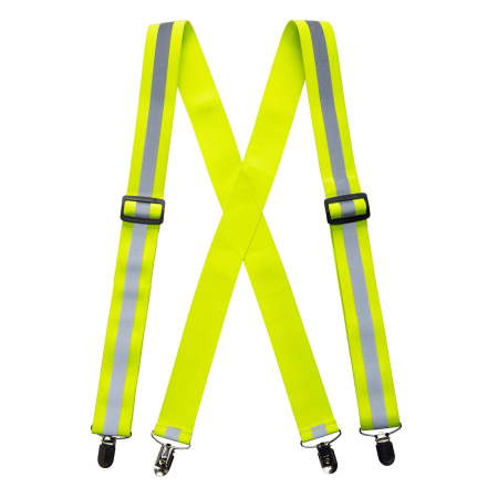 Reflectorizante - Bretele reflectorizante Portwest HIVIS HV56, pentru pantaloni, 100% poliester