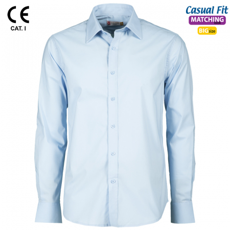 Camasi lucru - Camasa barbat maneca lunga Payper IMAGE, 65% poliester, 32 % bumbac, 3% elastan, 125 gr/mp