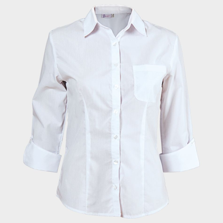 Camasi lucru - Camasa dama Stenso CAMISA cu maneci 3/4, bumbac/poliester