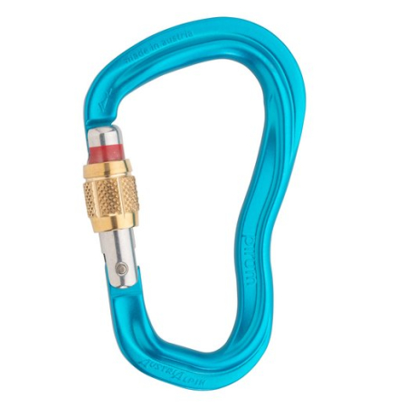 Carabiniera AustriAlpin PIRUM kc13b-b-Gi 30Kn Sl, aluminiu, cu inchidere prin infiletare [1]