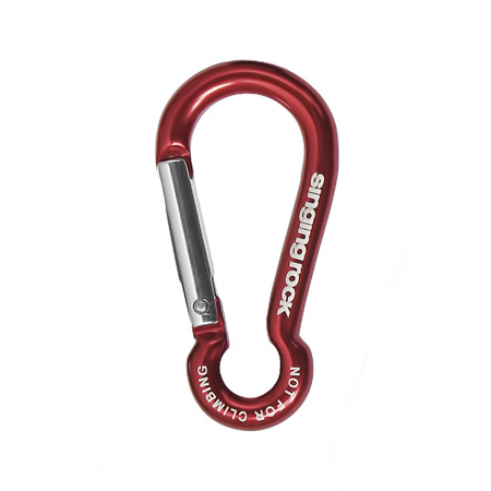 Echipament pentru lucru la inaltime - Carabiniera de accesorii Singing Rock MINI PEAR K5052EE00, deschidere 11mm, 16g, tip breloc, NON PPE, aluminiu, max. 600kg