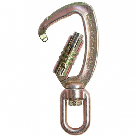 Carabiniera din otel Vertiqual VOLCANO 0528, 50 kN, 363g, 162/74 mm