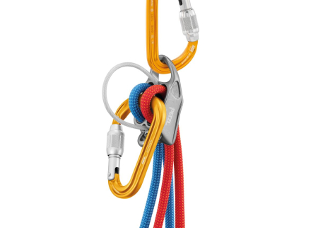 Carabiniera Petzl ATTACHE SL tip HMS M038Aa00, aluminiu, cu inchidere prin infiletare [3]
