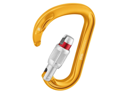 Carabiniera Petzl ATTACHE SL tip HMS M038Aa00, aluminiu, cu inchidere prin infiletare [2]