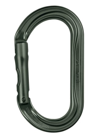 Carabiniere fara siguranta - Carabiniera Petzl OK ovala Green M33A G, aluminiu,  fara siguranta