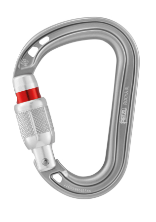 Carabiniera Petzl ROCHA SL tip HMS M027Aa01, aluminiu, cu inchidere prin infiletare [0]