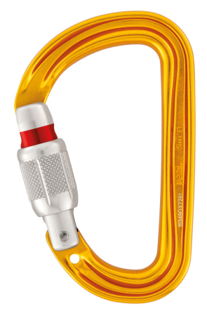 Carabiniera Petzl SM'D SL tip D M39A Sl, aluminiu, cu inchidere prin infiletare [1]