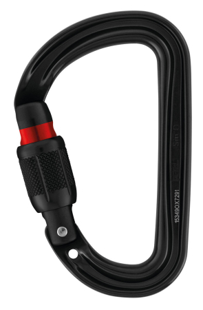 Carabiniera Petzl SM'D SL tip D M39A Sln, aluminiu, cu inchidere prin infiletare [1]
