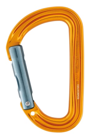 Carabiniere fara siguranta - Carabiniera Petzl SM'D WALL tip D poarta dreapta M39A S, aluminiu, fara siguranta